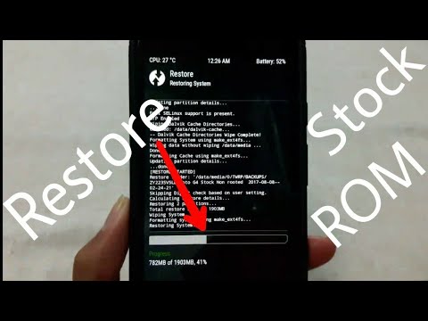Restore Back to Stock ROM on any Android device